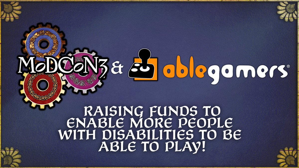 Exciting news for #ModCon3 as we near the first day. This year we're supporting <a href="/AbleGamers/">AbleGamers Charity</a>, aiming to surpass $11,788 raised for charities in last years. <a href="/PdxInteractive/">Paradox Interactive</a> kicks us off with a generous $6,200 donation! Join us in making a difference for gamers with disabilities.