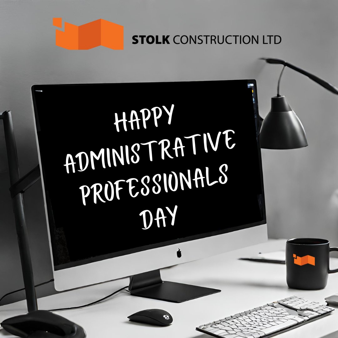 Happy Administrative Professionals Day to all the amazing individuals who keep our offices running smoothly! Your hard work, organization, and dedication are truly appreciated. Thank you for all that you do!

#StolkConstruction #BuildingYourSuccess #AdminProDay #ThankYou