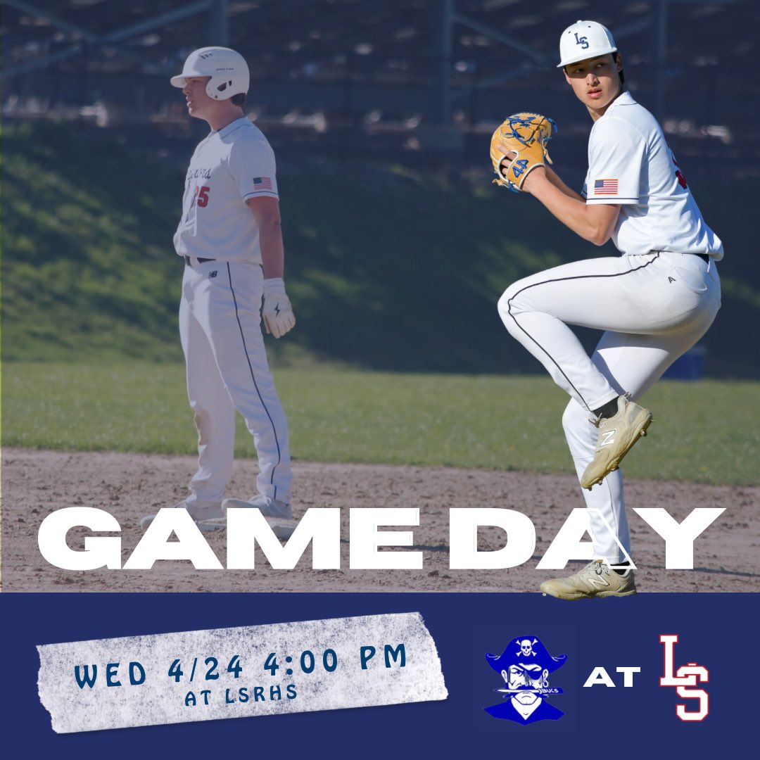 Mid-week hardball on tap. 

🆚 Bedford
📅 Wed, Apr 24
📍 LSRHS
🕓 4:00 p.m.
💻 bit.ly/LS_Varsity