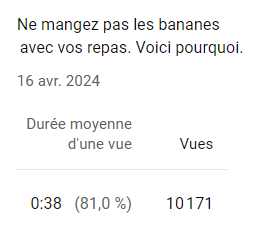 NutritionStyle_'s tweet photo. 10 000 vues en une semaine pour le premier short !  Merci pour votre fidélité !  J'ai compris que vous désirez plus de shorts. J'en publierai donc un nouveau toutes les semaines. Le 2e a été publié hier (https://t.co/MHrZCCVJrJ) et le suivant est programmé pour mardi prochain. https://t.co/ZGzkIwE2Ao