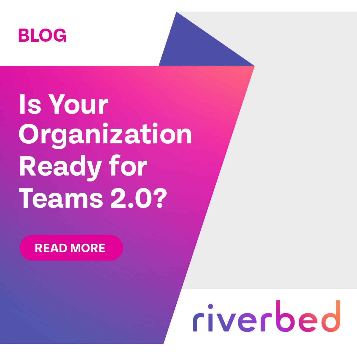 Is your organization making the switch to MS Teams 2.0? 💻 Check out our latest blog to read exactly how we leveraged our own solution, Riverbed Aternity, to successfully migrate with fewer service tickets and high employee satisfaction! Details: rvbd.ly/3JynB7i