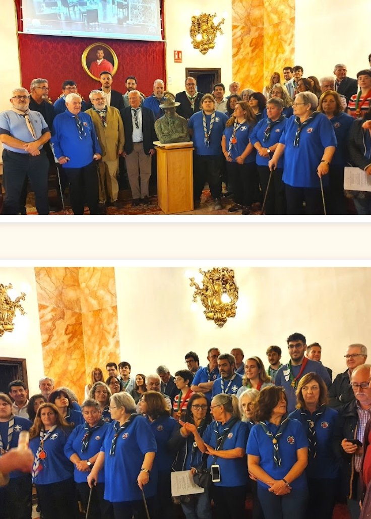 asdeaakela's tweet photo. Ayer y en el paraninfo de la Universidad de Granada, se celebraron los 111 años de la fundación del ESCULTISMO en la ciudad, con la presentación de un busto homenaje al fundador y la entrega de la Piña de Plata de AGAE AISG ANDALUCÍA a su autor.
https://t.co/sUNRwFcQKp https://t.co/ODhQwZV1vf