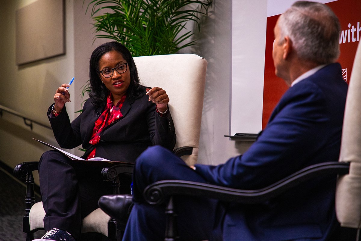 #ICYMI: Looking back at @USCGouldLawDean Franita Tolson’s fascinating conversation with alum Dan Woods about the end of “Don’t Ask Don’t Tell” and his role in the landmark court challenge.