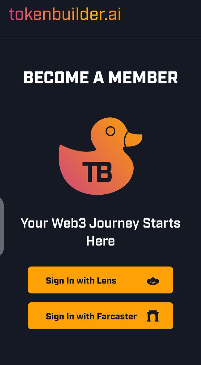 Sundexleo's tweet image. Become TOKENBUILDER MEMBER SIGNING UP 
$TBAI #Tokenbuilder @TokenBuilderAI @web3