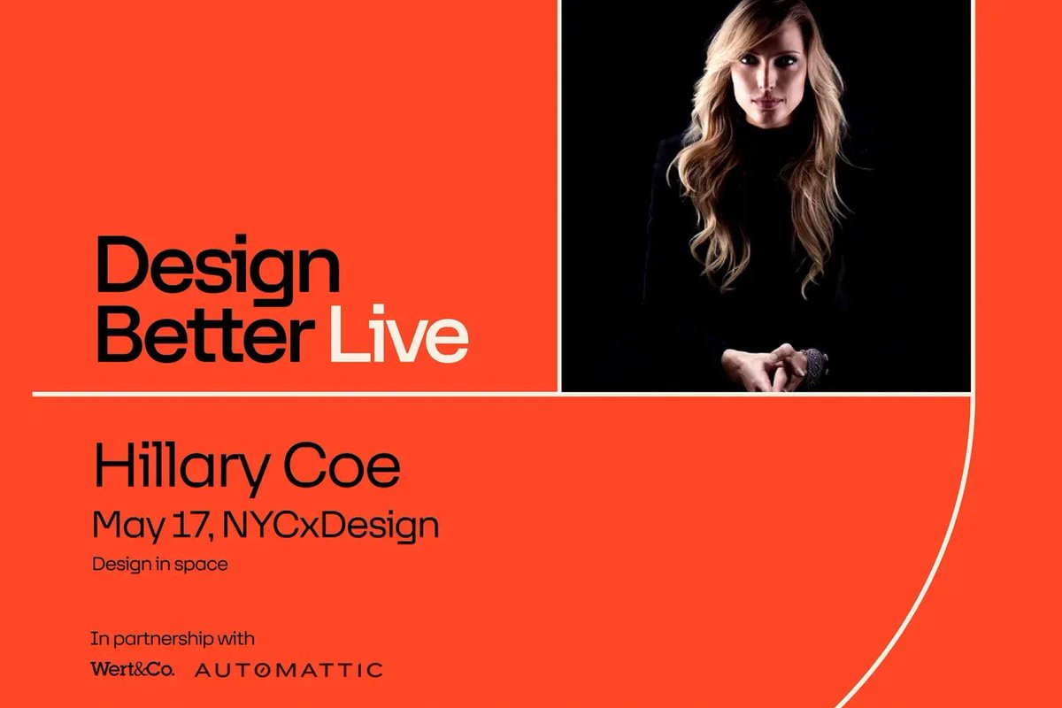 We're so excited to host the @designbetterpod ft. @Hillarycoe along with @wertandcompany at our Noho Space today! Designing for space exploration... so so cool 🤩 Follow us here and on the blog for the latest from A8C Design automattic.design + nycxdesign.org/event/design-b…