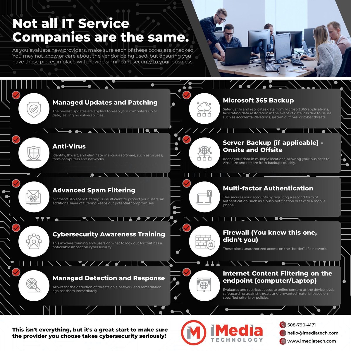 🔍💻 Not all IT Service Companies are alike! Dive into our infographic to see why. Elevate your tech experience today! Reach out to us and let's tailor solutions for you! #TechComparison #ITServices #Infographic #ChooseWisely