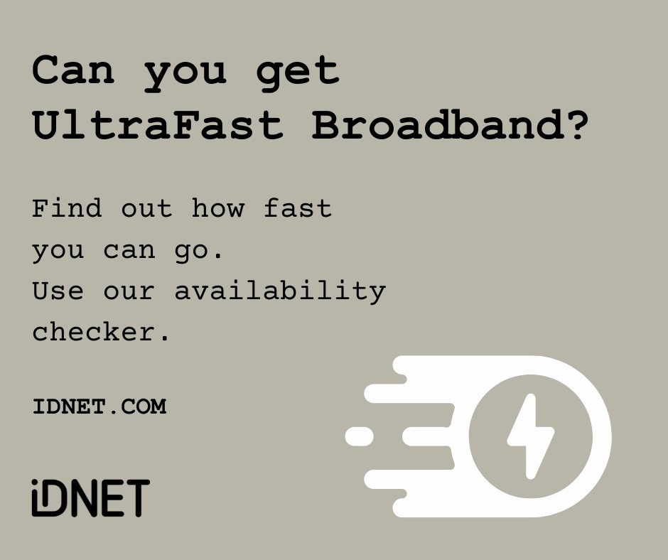 Find out how fast you can go - idnet.com ⚡️ #FTTP #leasedlines #ethernet #bcorp #uksupport #staticip #gaming #broadband #internet #wifi #wfh #fullfibre #fibreheroes #cityfibre #sogea