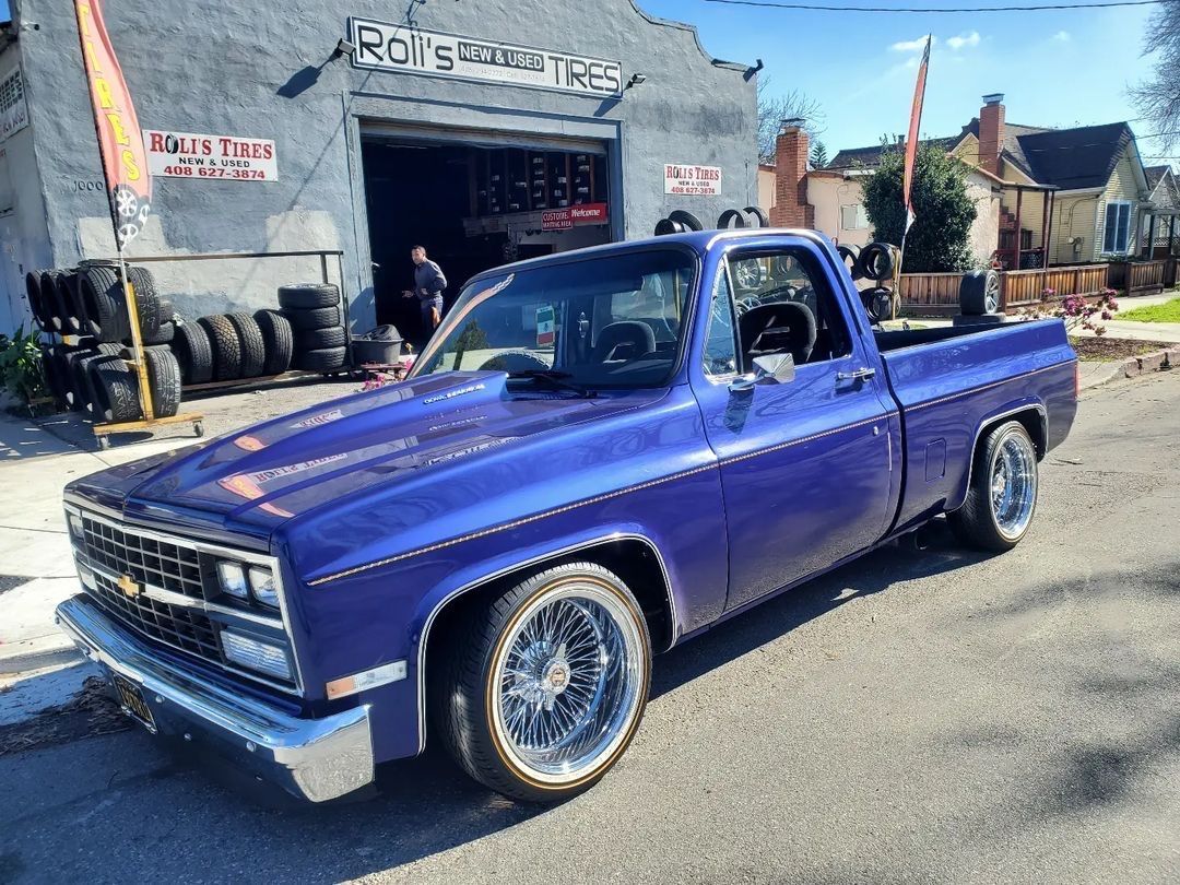 voguetyres's tweet photo. Nice day to take her out for a spin 😎 Chevy rolling on Vogues. #chevybuild #chevyr10 #c10 #chevyc10 https://t.co/iejJESeYXr