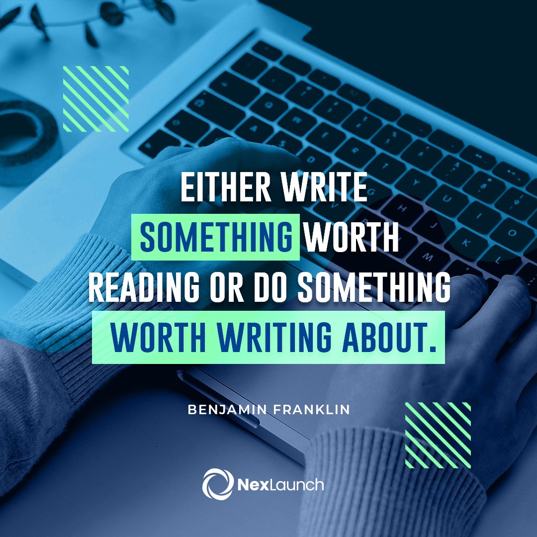 Will you be the author of your story, or the story itself? #NexLaunch #LiveYourStory #DigitalMarketing
