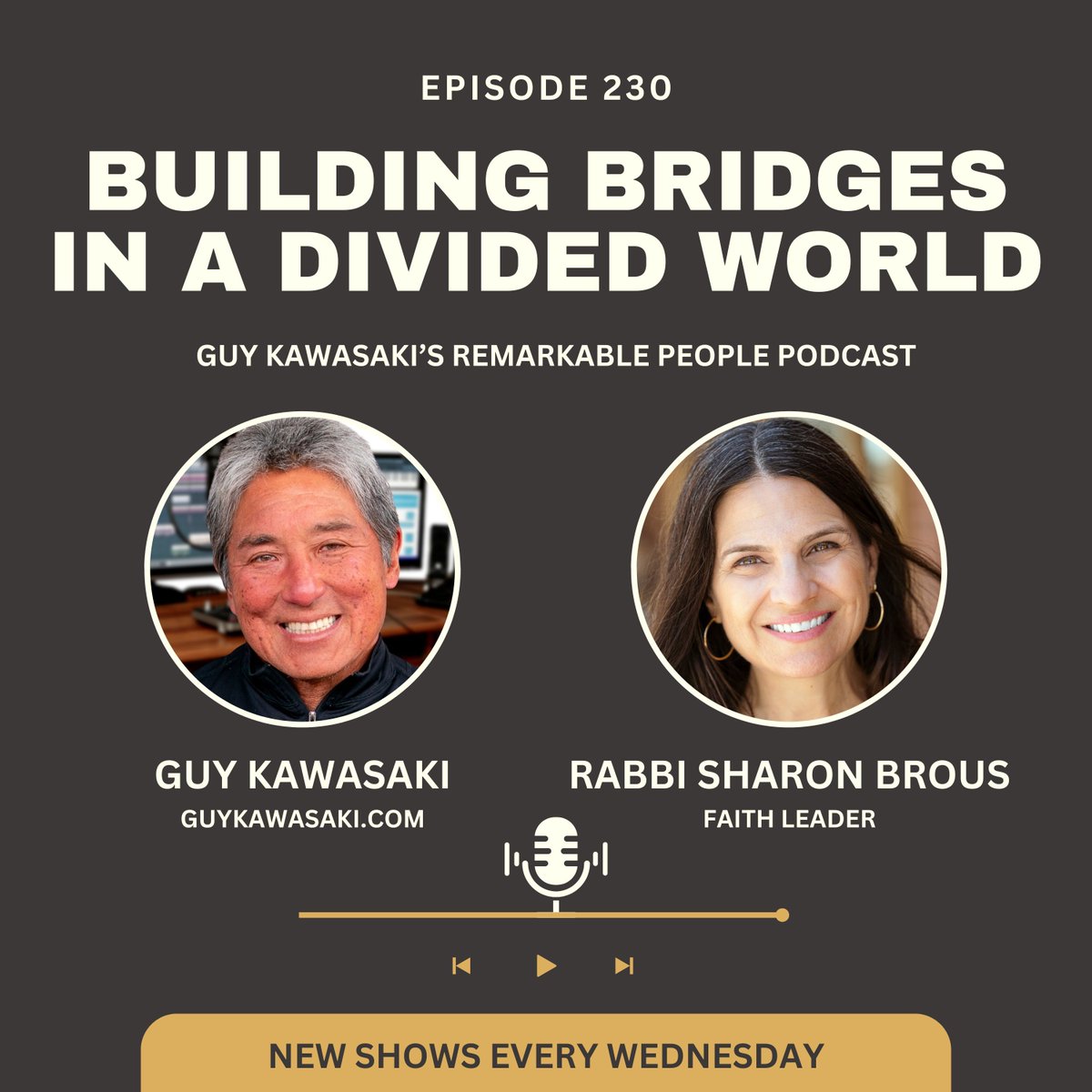 The pioneering Rabbi Sharon Brous shares wisdom on envisioning peace, even in times of division. ☮️🕊️ Don't miss this inspiring episode! Tune in now: bit.ly/49Qctxh