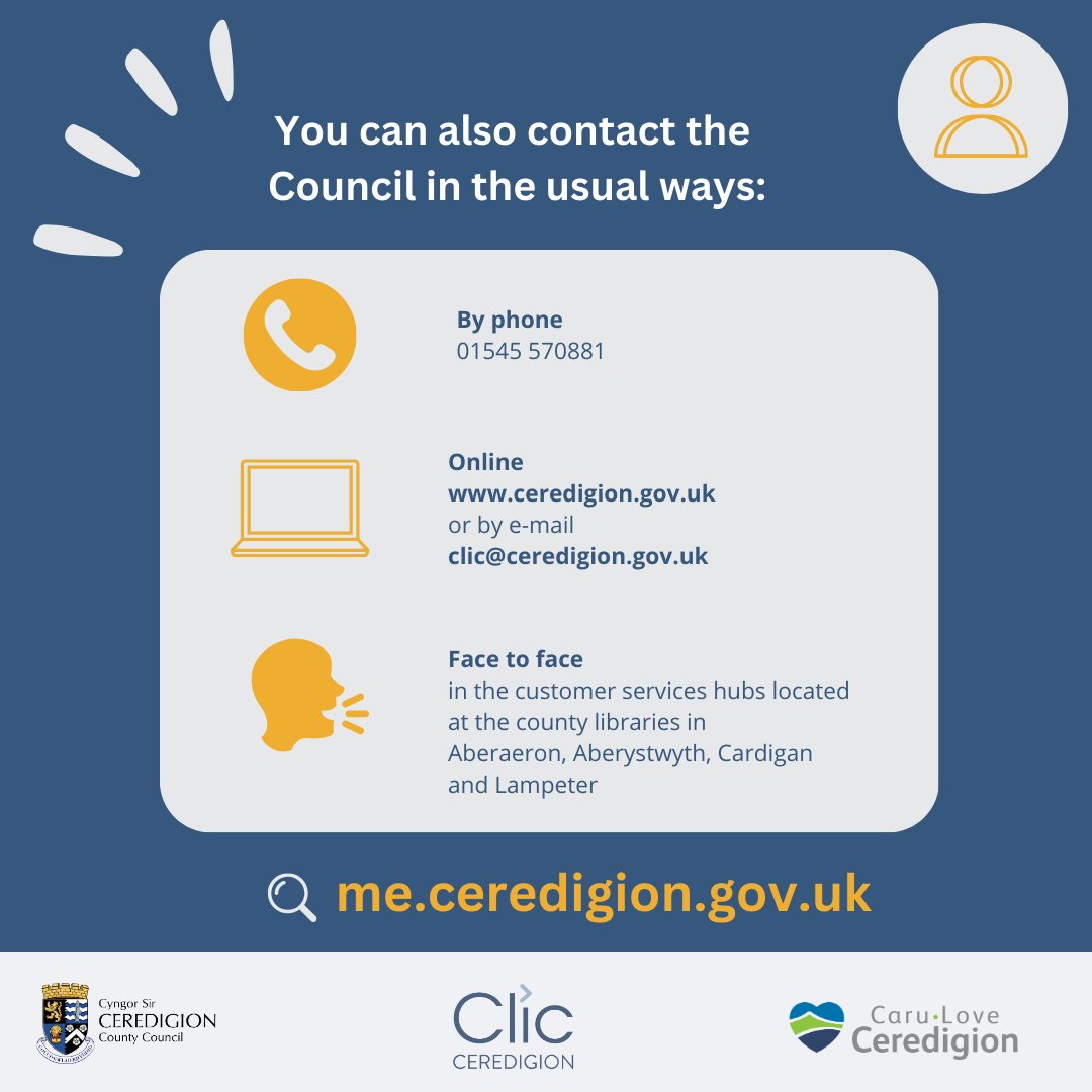 My Account introduces a new way to access Council services online. To find out more 👇 ceredigion.gov.uk/resident/news/… To sign up 👇 ceredigion.gov.uk/resident/my-ac…