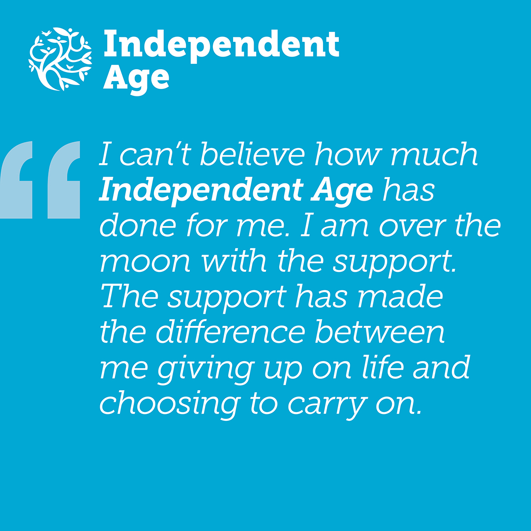 Got questions or concerns about your situation? Or asking on behalf of someone you know? Get in touch... 📞 0800 319 6789 📨 Helpline[@]IndependentAge[.]Org 💻 independentage.org/get-support/ca…