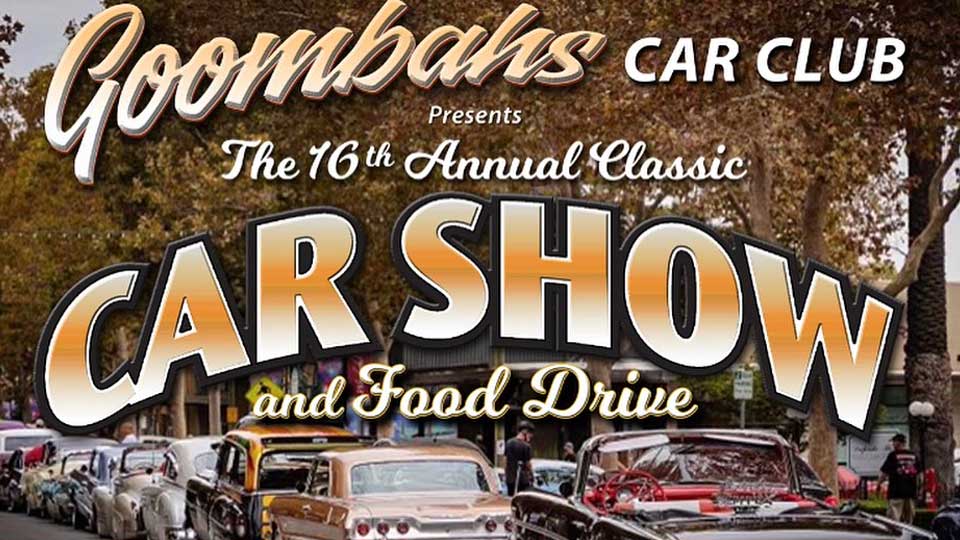 Canned/Boxed Food & Cash appreciated

No registration required #CarShow #FoodDrive

carsandcoffeeevents.com/event/goombahs…