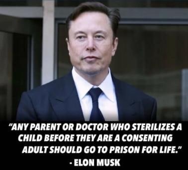 #PeriklesDepot #MAGA #AmericaFirst #Trump2024 

🔥 'ANY PARENT OR DOCTOR 
        WHO STERILIZES A CHILD 
        BEFORE THEY ARE A 
        CONSENTING ADULT 
        SHOULD GO TO PRISON FOR LIFE ! ‼️