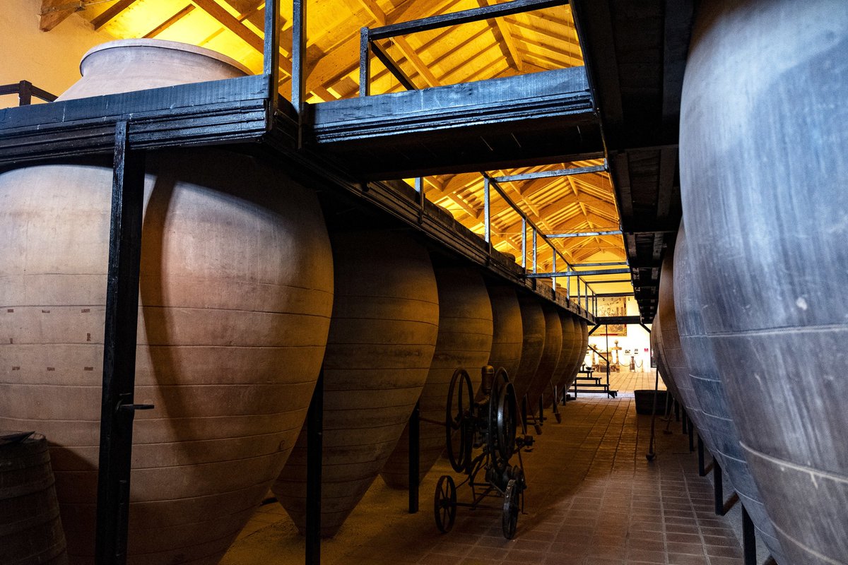 A jar is a huge amphora made of baked clay where wine was formerly stored. On some of the Wine Routes of Spain you can see them in old wineries and in museums, such as the wine museum of the Valdepeñas Wine Route. #visitspain @rutasvinoespana @rutavinovaldepenas