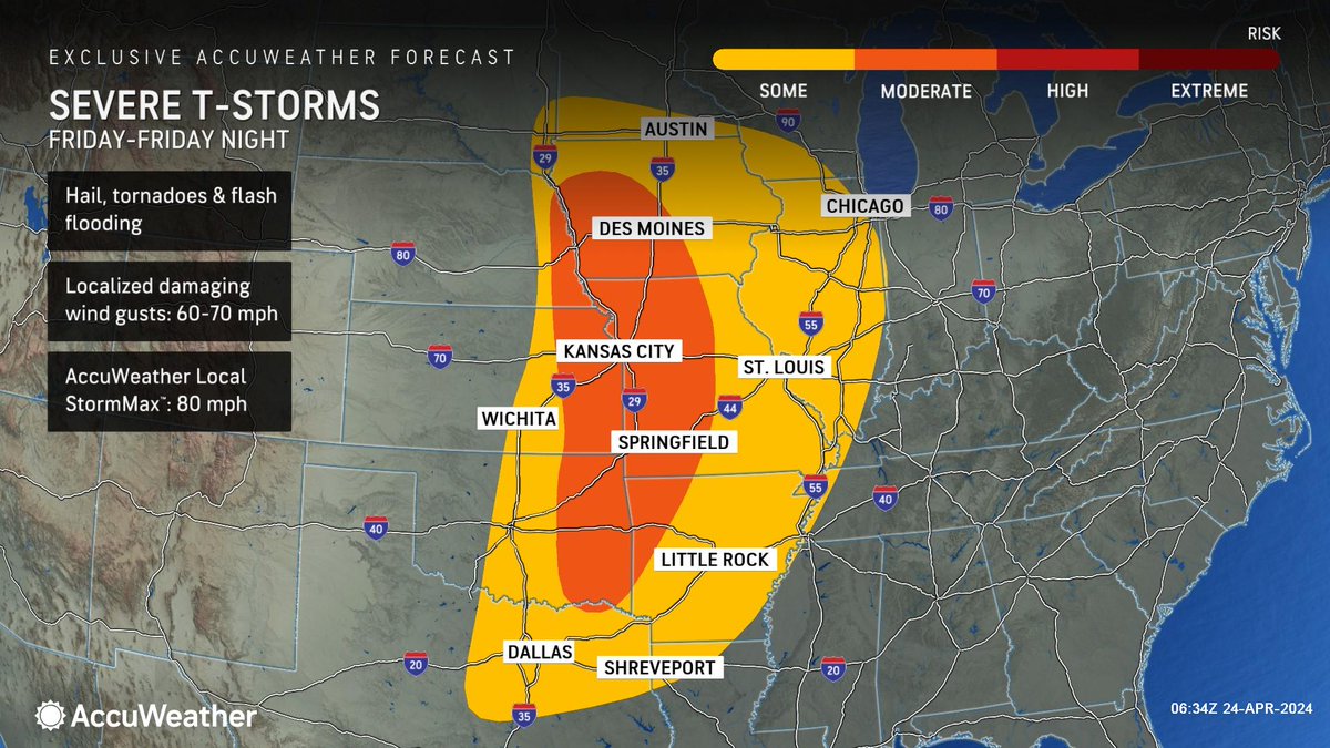 WEATHER @accuweather Wednesday • This afternoon-Mostly sunny. High 69. • Tonight-Partly cloudy. Low 46. • Thursday-Intervals of clouds and sun. High 67.