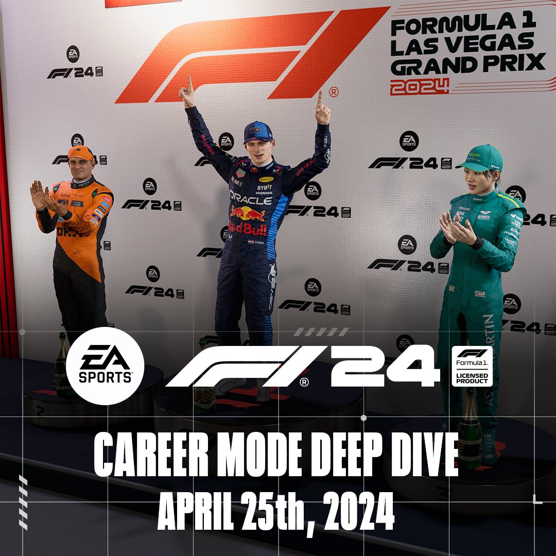 Get your first look at #F124's Career Modes tomorrow 👀 📺 Watch here: youtube.com/watch?v=vxQIKj…