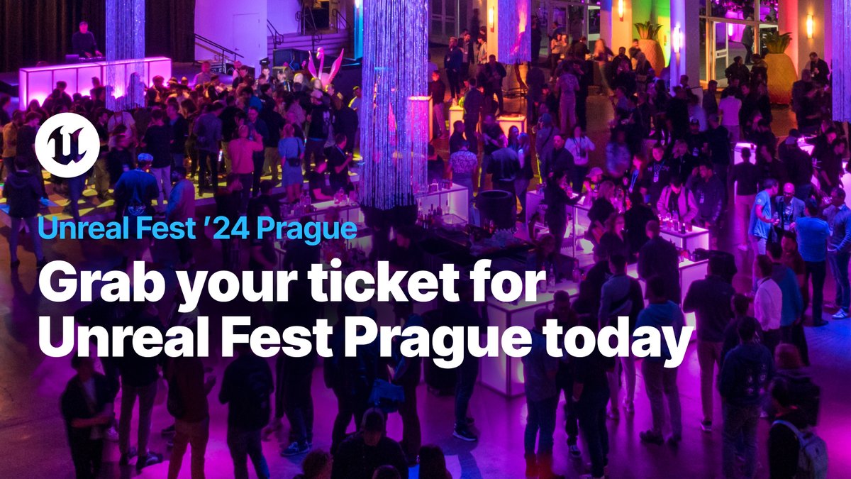 Fascinating conversations, mind-expanding moments, and one Epic party! Grab your ticket for Unreal Fest Prague today, coming June 18 - June 20: epic.gm/unreal-fest-pr…