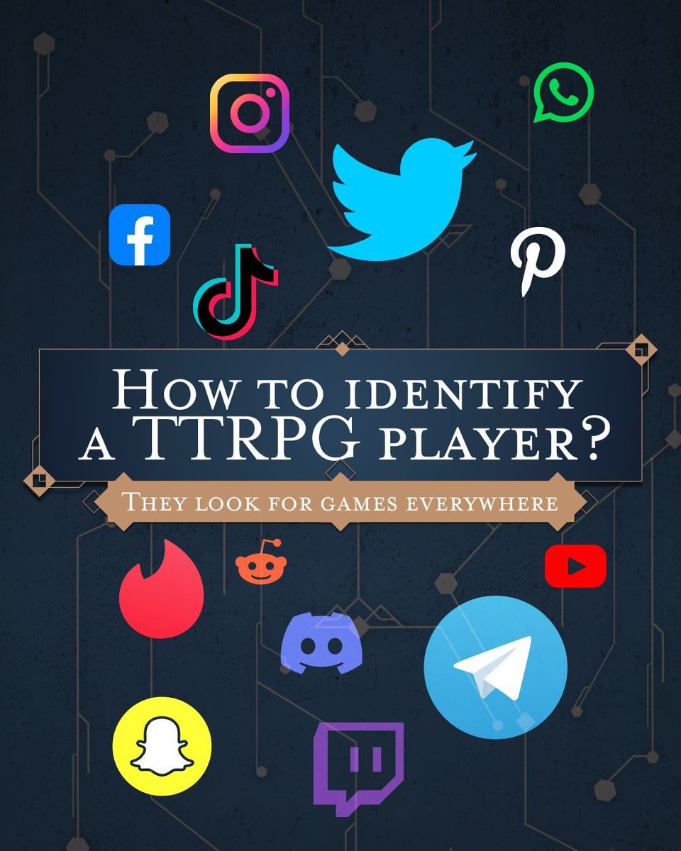 Roleplaying people are all the time posting on all platforms. You can identify them because they post everywhere "looking for a table" or sharing the adventure they are missing a person for, do you identify yourself?