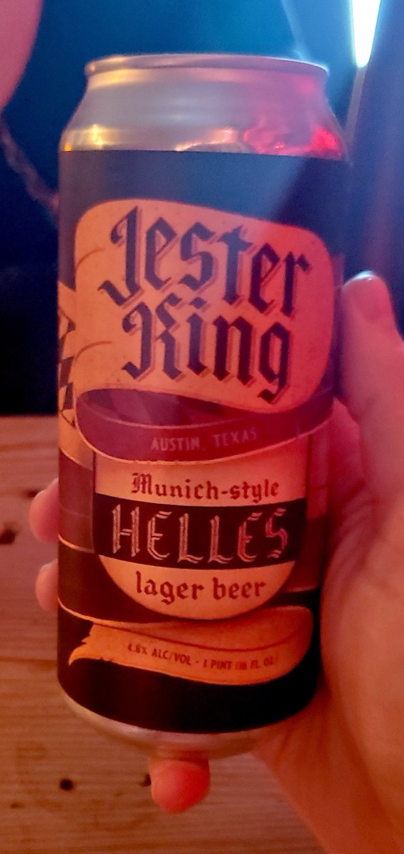 Another BC #choicemoment enjoying a Munich-Style Helle by Jester King Brewery! DM us your choice moment pic and we'll share!  WE OPEN AT 3pm
#beerculture #beerculturenyc #hellskitchen #craftbeer #craftkitchen #bottleshop #TheaterDistrict #beer #beerlover #jesterkingbrewingco