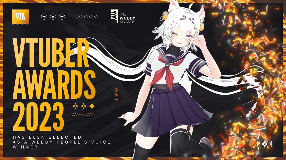 WePlay Studios is thrilled to announce that the @VTuberAwards 2023, produced by our team, has won @TheWebbyAwards People’s Voice award in the AI, Metaverse & Virtual — Entertainment, Sports & Music category! Hosted by @filianIsLost and powered by @MythicTalent, this