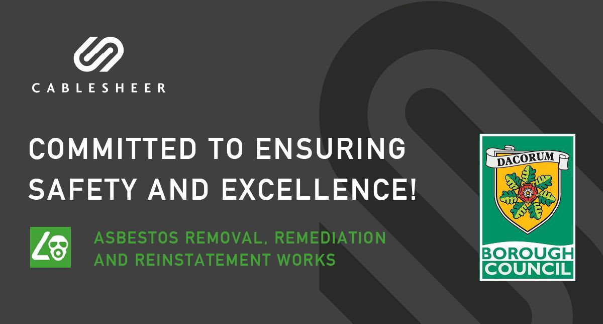 For the past year, we've been hard at work alongside Dacorum Borough Council, focusing on #AsbestosRemoval, #Remediation, &amp; #ReinstatementWorks. Thank you for the collaboration! Here's to the positive impact we can continue to make together.  buff.ly/3UdenDr
