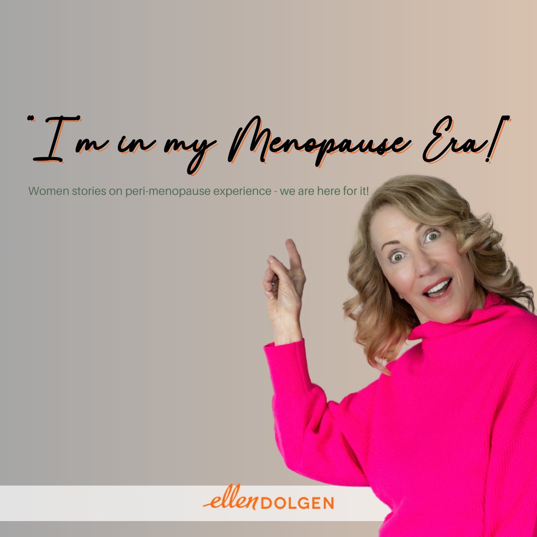 Some of the first Millennials and Gen X are entering peri-menopause and being loud about it. We are here for it! #Menopause #EllenDolgen #MenopauseMondays #FearlessVagina #CelebrityMenopause #MenopauseJourney