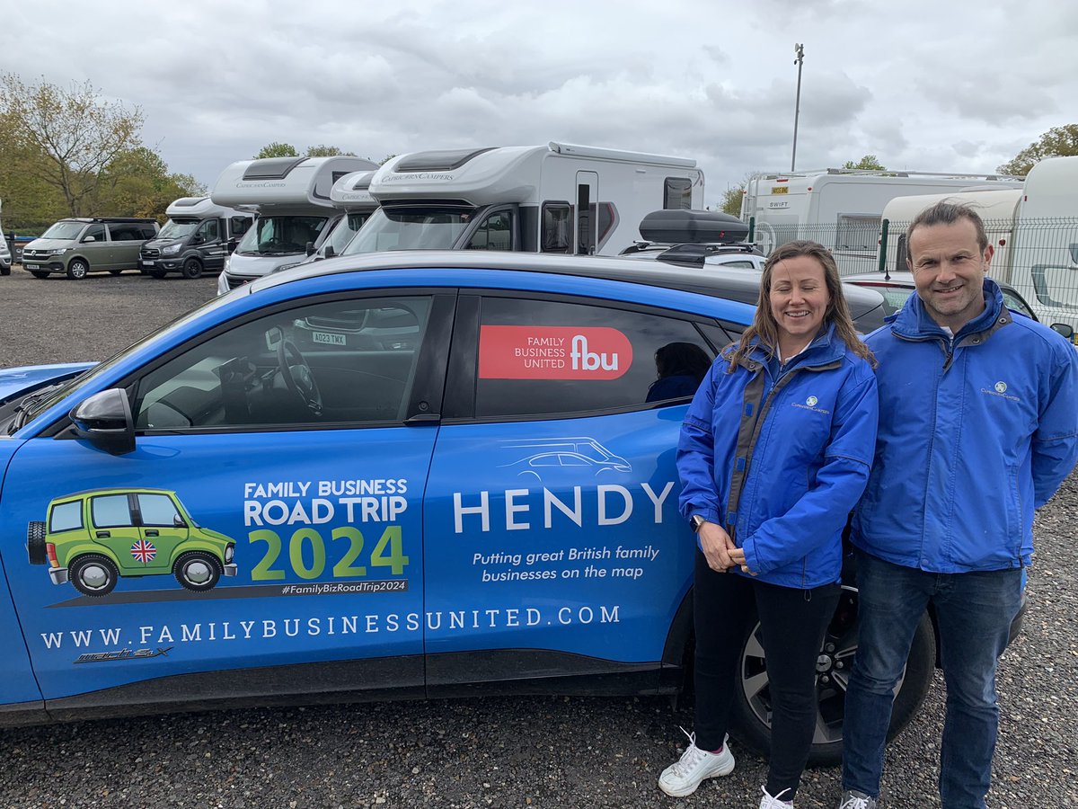 Great #FamilyBusiness insights from Kelly and James @CapricornCamper on the #FamilyBizRoadTrip with @HendyGroup @birkettsllp @BrooksMacdonald @WesternPensions