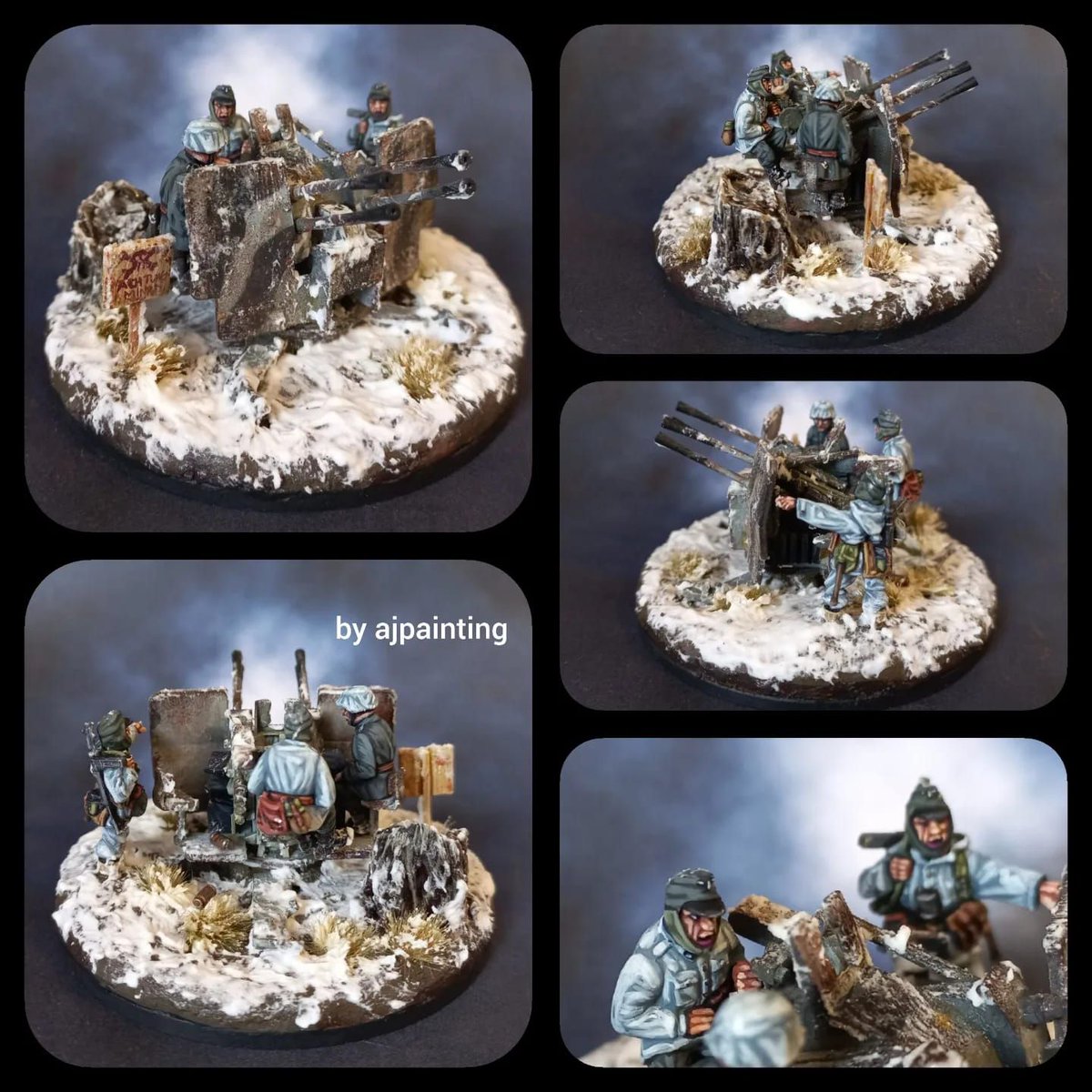 #boltaction

Flakvierling 38 alemán en invierno por AJ

 #warlordgames #boltactionleague #ww2 #miniatures #boltactionminiatures #paintingminiatures #picoftheday #german #winter #ardennes #panzer #picoftheday #habemusludum #paintingminiatures #wargames #warmonger #wargameminiature