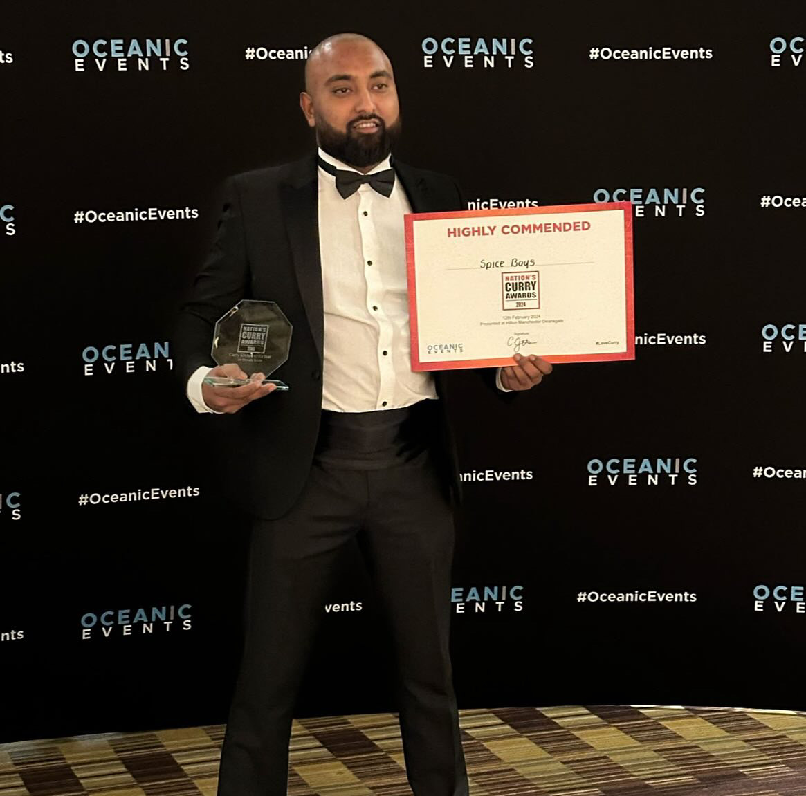 Congratulations to Spice Boys who won at the Nation's Curry Awards 2024!! 🌶️ We are so proud of our local Harlow businesses making waves in their industries. Keep up the good work! #Harlow #HarlowTownCentre #NationsCurryAwards #SpiceBoys #Award