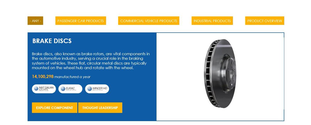 Have you seen our new-look Components page? Re-designed to bring visitors closer than ever to the products we manufacture, it demonstrates why we’re at the forefront of the automotive industry. #automotive #manufacturing #carparts buff.ly/31e29wC