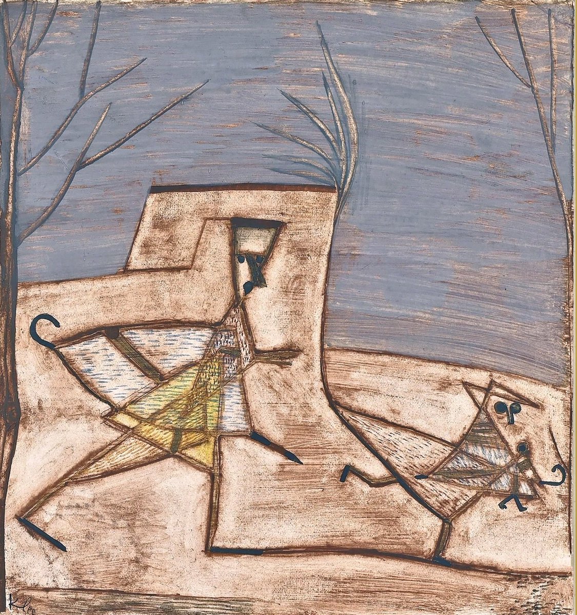 Paul Klee, Enfants en fuite, 1930