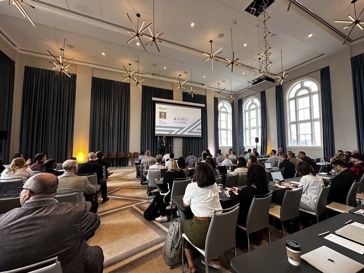 KiboCommerce's tweet photo. Day 2 of Kibo CONNECT began with an inspiring address by Kibo CEO Ram Venkataraman, unveiling the Kibo Vision. Next, Arthur Phidd, CIO at REEDS Jewelers, took the stage, guiding the audience through their digital transformation journey.
#KiboCONNECT #DigitalTransformation https://t.co/SSt7I1IFfA