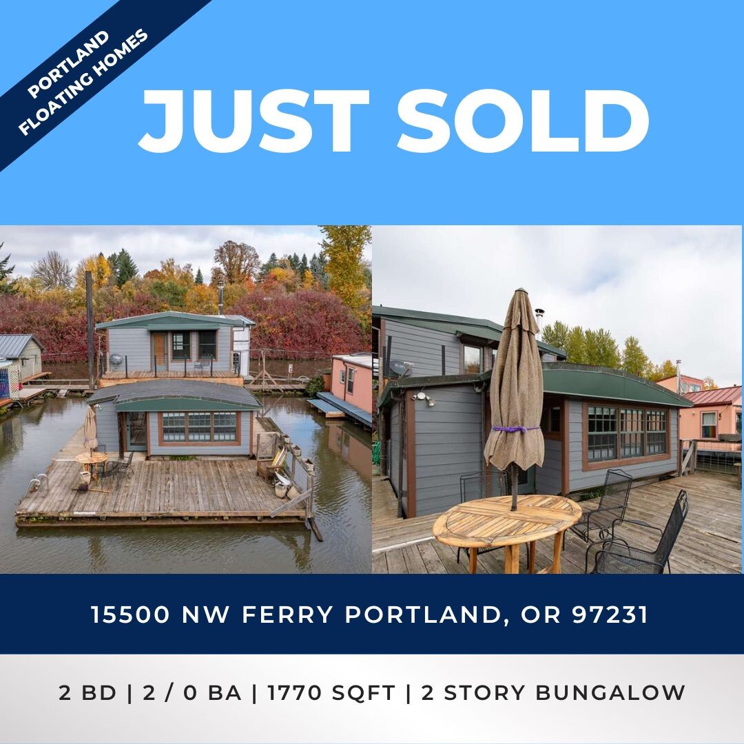 Just Sold! 🗝️ Delighted to hand over the keys to this charming Portland floating home at 15500 NW FERRY, Portland, OR 97231. Welcome to waterfront living! 🏡🌊🫧
#KarlaDivineRealEstate #Portland #Oregon #OregonYachtClub #OYC #SauvieIsland #soldproperty #waterfronthomes #justsold