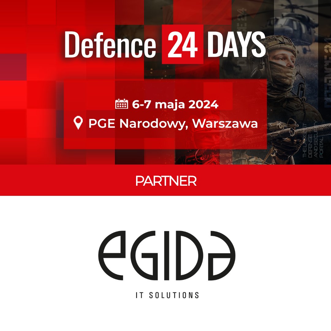 EGIDA IT Solutions, we are delighted to have you with us! || EGIDA IT Solutions, cieszymy się, że jesteście z nami! 

#Defence24Days #Defence24 #d24days #security #defenceindustry #wojsko #armia #przemysł #bezpieczeństwo #army #conference #armedforces #EgidaItSolutions