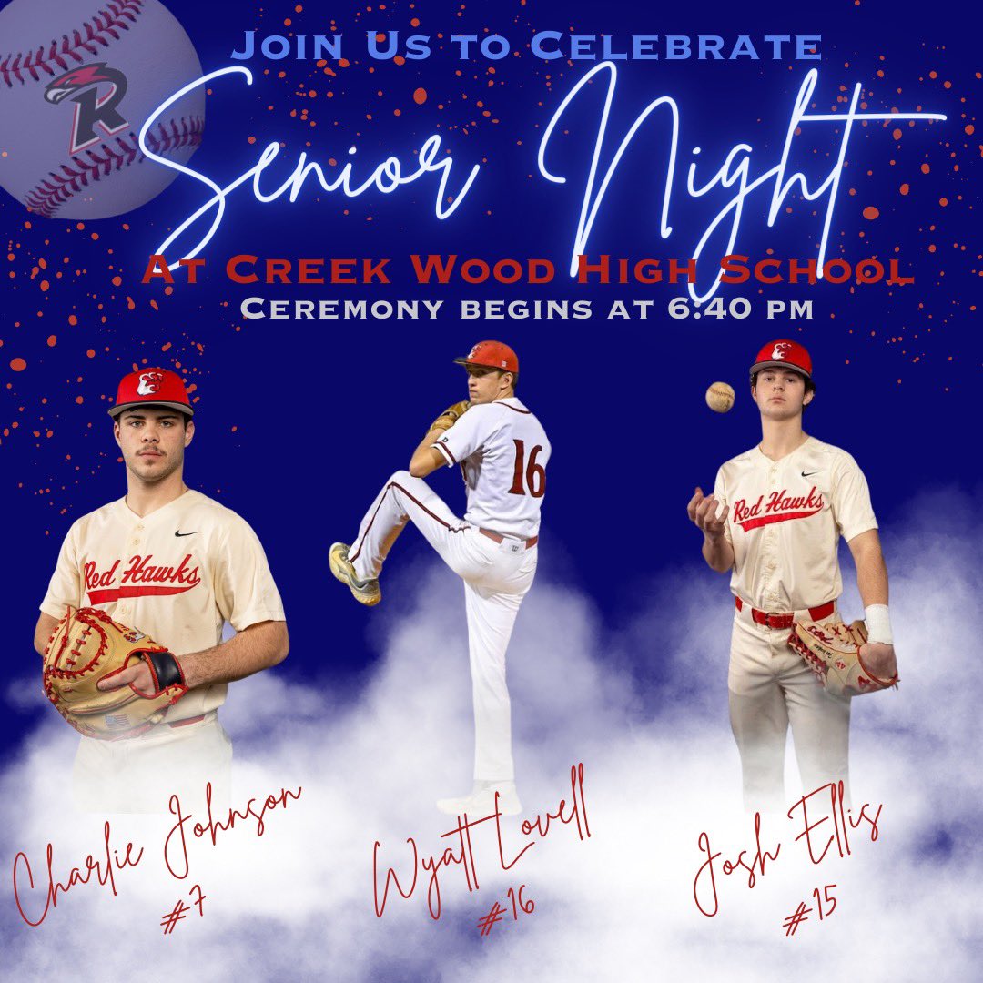 Join us on Friday night to celebrate these boys on senior night