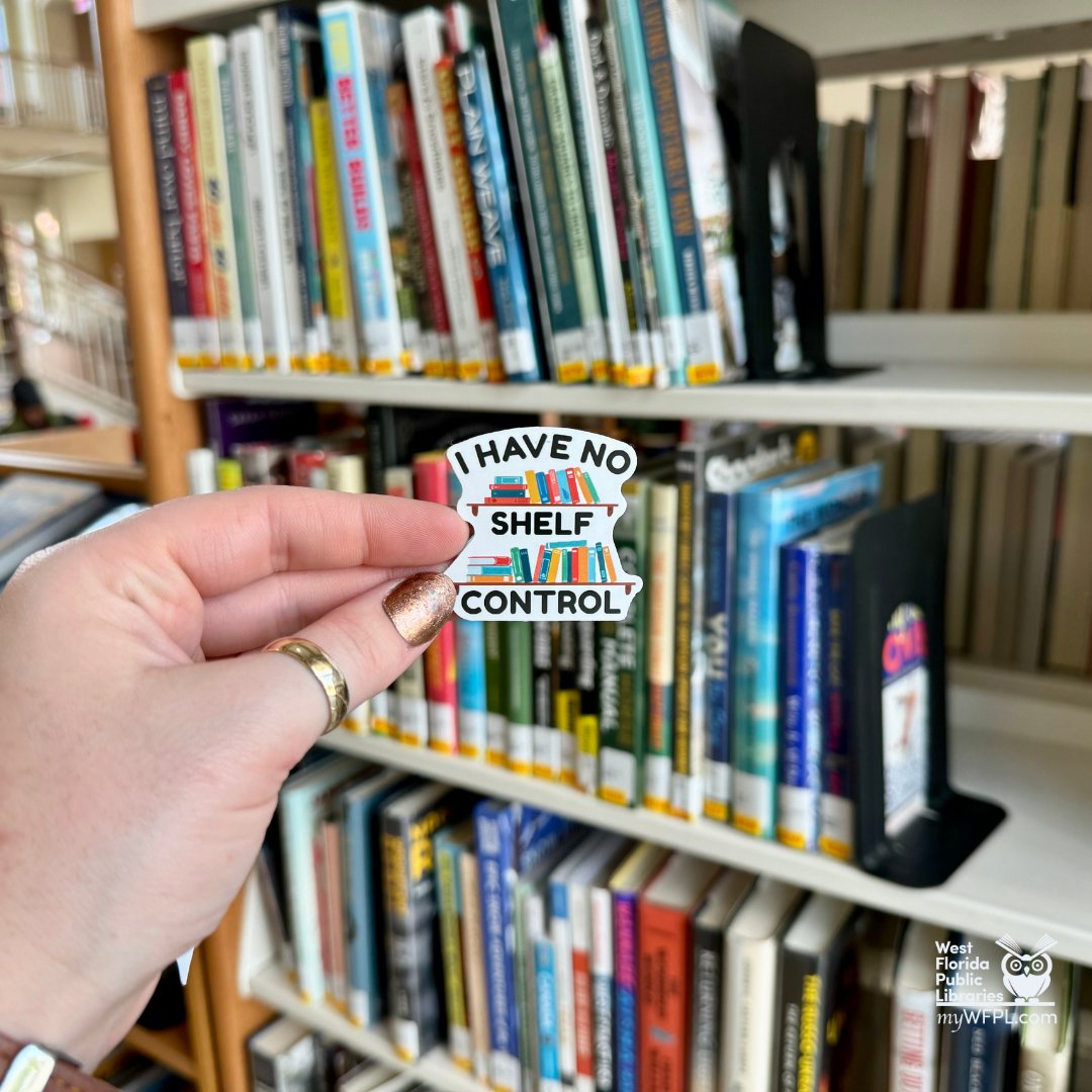 Sorry... We have no shelf control when it comes to books! 😍✨🦉

Stop by any WFPL branch today and lose your-shelf in all the new books. 📚✨

#library #librarylove #florida #steam #emeraldcoast #communityevents #springtime #pensacola #bookclub #community