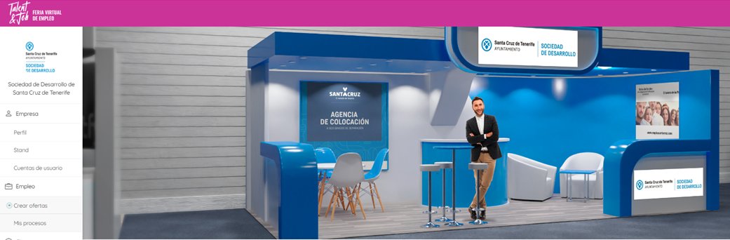 Estuvimos presentes en la Feria Virtual de Empleo Talent & Job con un stand virtual que permitió dar a conocer nuestros servicios, así como la totalidad de recursos gratuitos que gestionamos desde nuestra agencia de colocación de empleo. 📚 #FormaciónSC #EmpleoSC