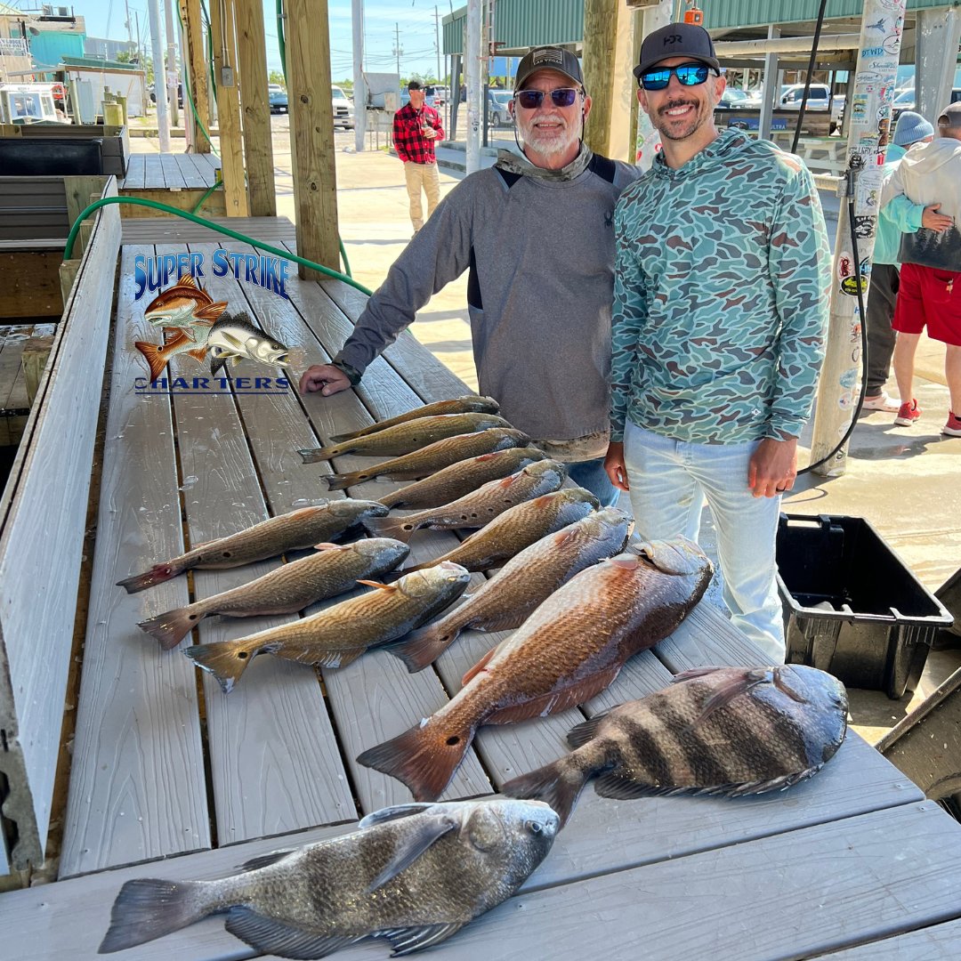 DPMSSC's tweet photo. Nothing beats the thrill of a successful inshore fishing charter with the Lehman group and Captain Chase! 🌊🐟

#CatchOfTheDay
#louisiana
#bluewaveboats
#fishing
#superstrike
#superstrikefishingcharter
#redfish https://t.co/7KxA6RfEUZ
