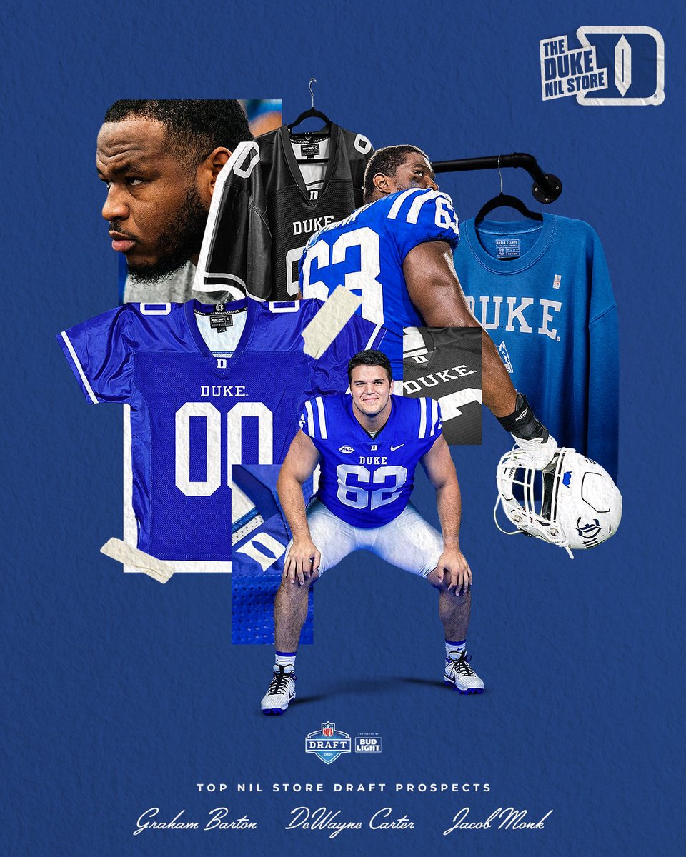 nil_store's tweet photo. Best of luck to each of our NIL Store NFL Draft prospects! 🏈

We are so proud to support all of you within the NIL Store network!

#NIL #NFLDraft24 https://t.co/eHcvXE31xP