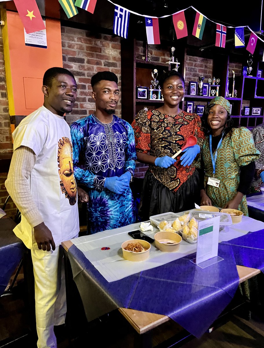 CanterburyCCUni's tweet photo. Enjoying homemade dishes cooked by our wonderful students at today's International Food Fayre organised by @christchurchsu 🌍💚 what was the best food you tried? https://t.co/TkW4EXCajH