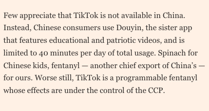 op-ed by tech investor Vinod Khosla from earlier this month: The US is right to target TikTok ft.com/content/69caf3…