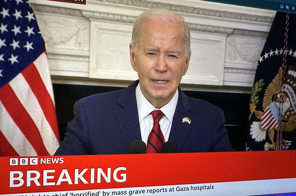 ‼️ Biden vient de signer le plan d’aide américaine à l’Ukraine. ✍️