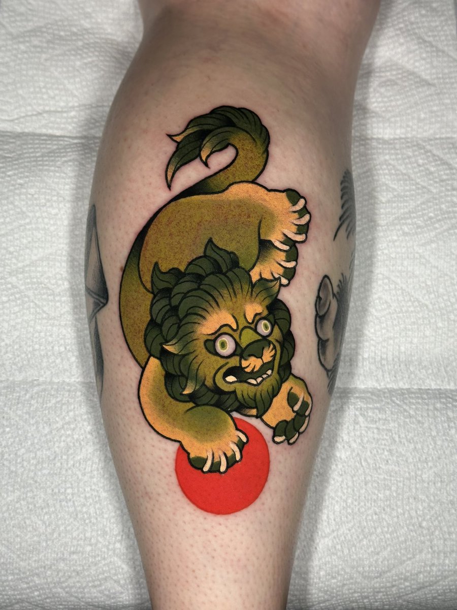 Did this lion yesterday and I’m soooo happy about how he turned out!