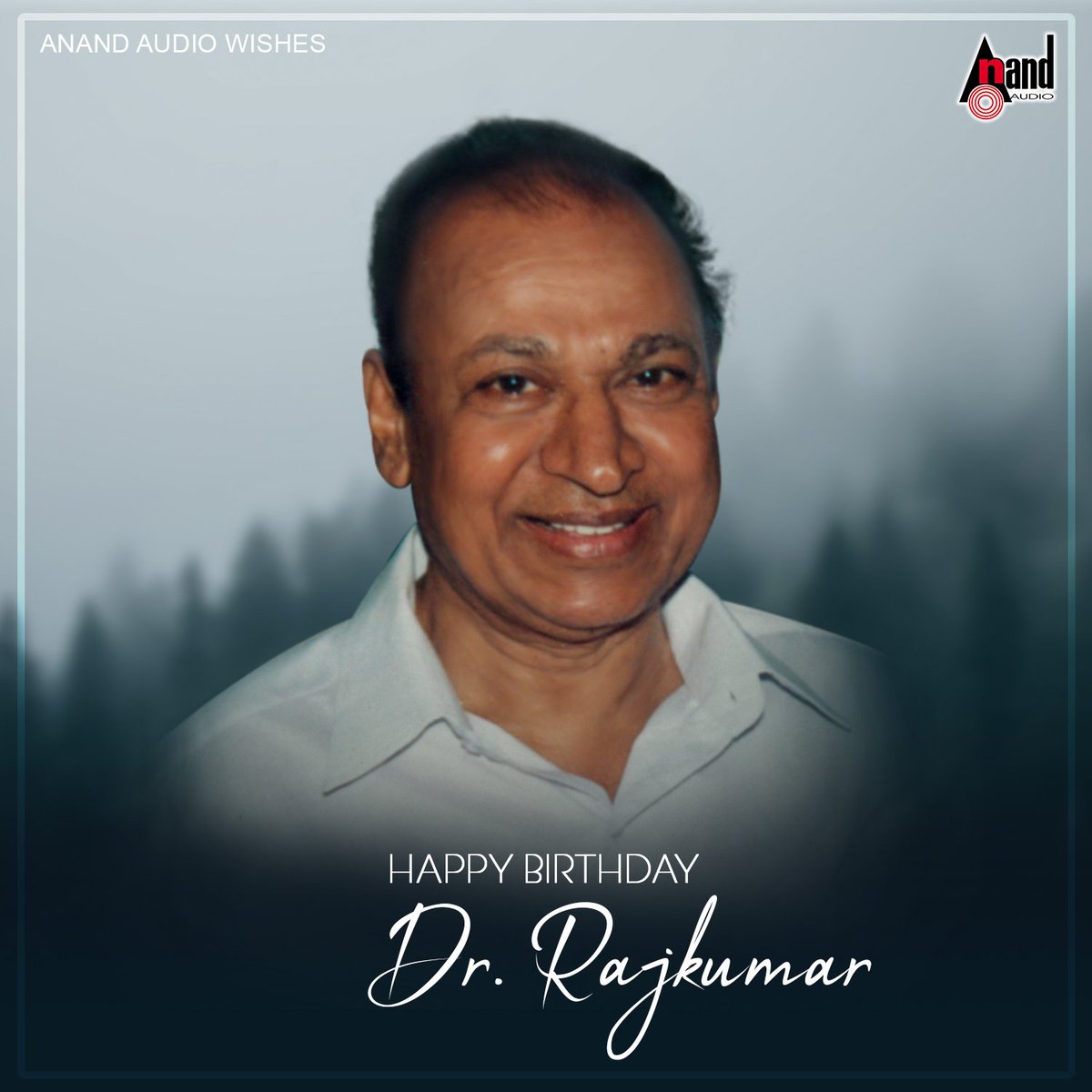 He will be remembered always in our Hearts. Wishing HBD to #DrRajkumar sir @shyam_chabria @aanandaaudio