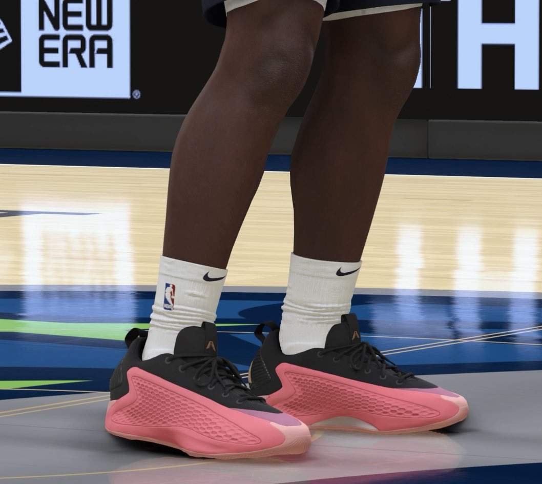 2K already added Anthony Edwards new “AE 1 Lows” in the game 👀 #NBA2K24