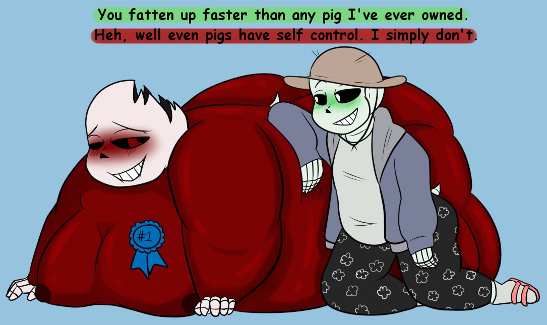 #HorrorSans is #FarmSans' award winning pig. hehe Horror just enjoys the free food he gets.

#undertum