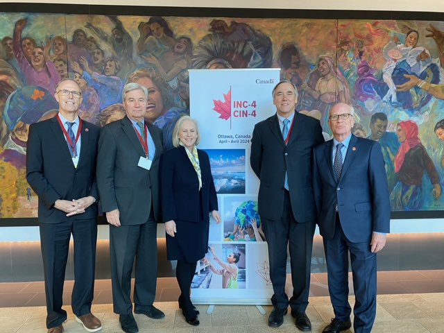 At INC-4 in Ottawa, our congressional delegation pressed hard to urge US negotiators to lean forward on crafting an ambitious international agreement to reduce plastic pollution. Other nations are looking for America to show leadership on this complex but solvable problem.