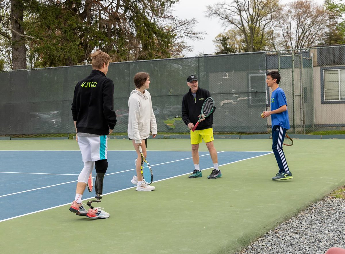 JTCC's Para Standing Tennis Clinic with Hanger Clinic was a total hit! Read all about the action-packed day at moco360.media/2024/04/24/par…