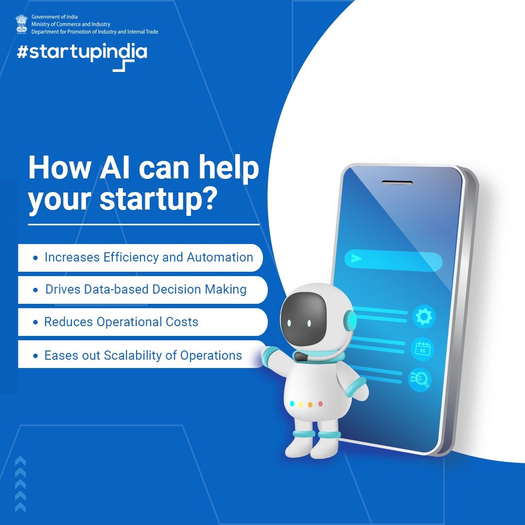 Step into the future with us where AI is more than a tool!

From revolutionising healthcare to transforming finance, the potential is limitless. 
Ready to explore the forefront of innovation?

#AIRevolution #StartupInnovation #StartupIndia #IndianStartups #DPIIT